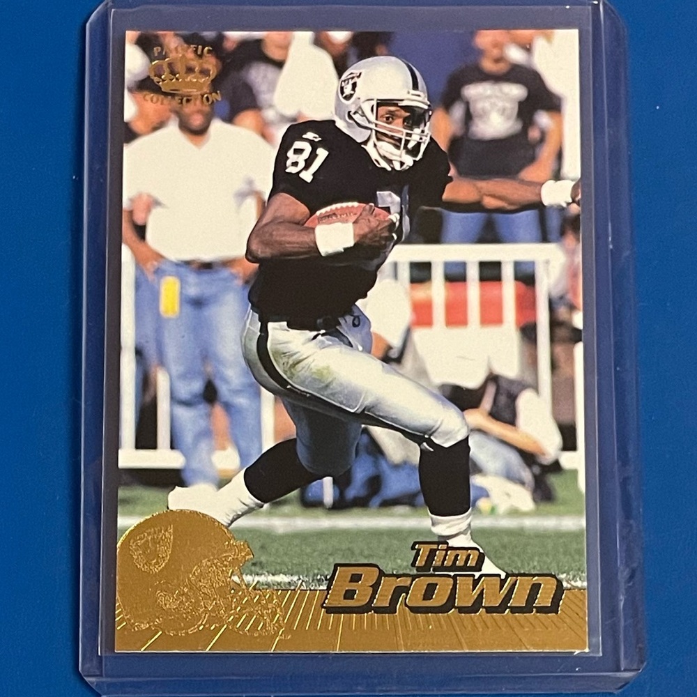 Tim Brown #329 1996 Pacific Crown Collection Football Trading Card